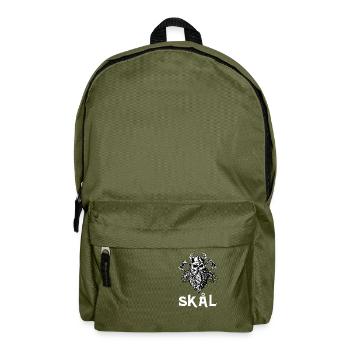Skal Skol Viking toast Met - Backpack - olive green - Front