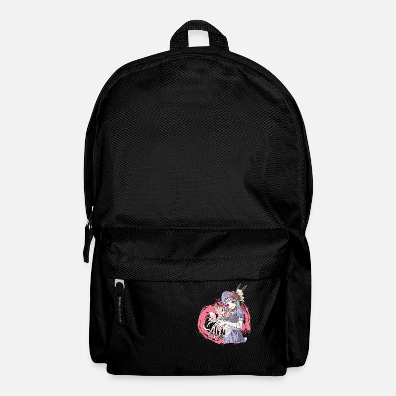 Manga Mädchen mit Hund - Rucksack - Schwarz