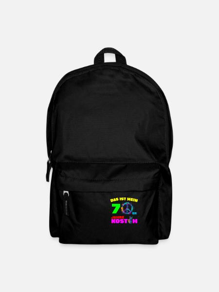 Mein 70er Jahre Kostüm - Rucksack - Schwarz