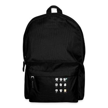Zahnarzt Zahn Zähne Zahnärztin Arzt Zahnarzthelfer - Rucksack - Schwarz - Vorne
