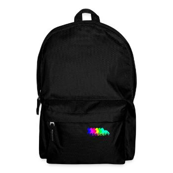 Islandpferd Regenbogen - Rucksack - Schwarz - Vorne