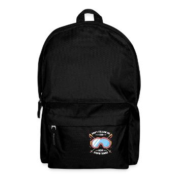 To ski - Backpack - black - Front