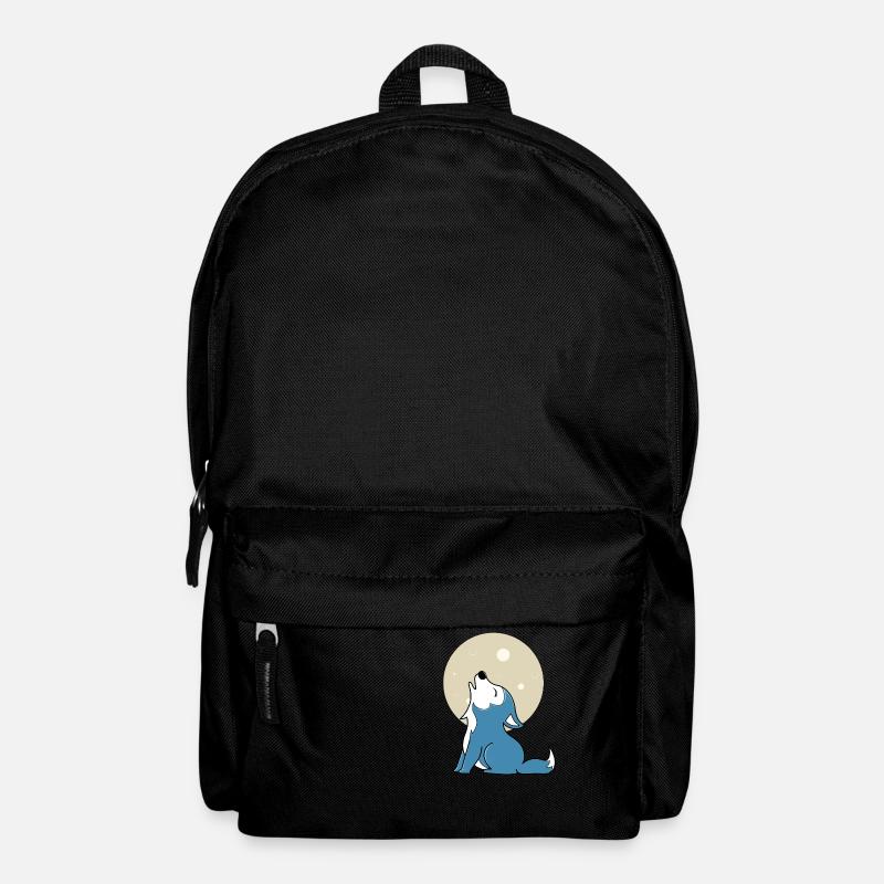 Bébé loup lune - Sac à dos - noir