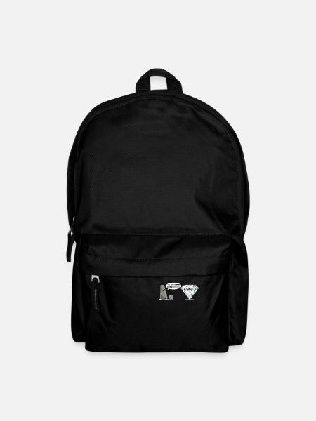 Geologe Geschenk Geologie Diamant Stein Opal Fan - Rucksack - Schwarz
