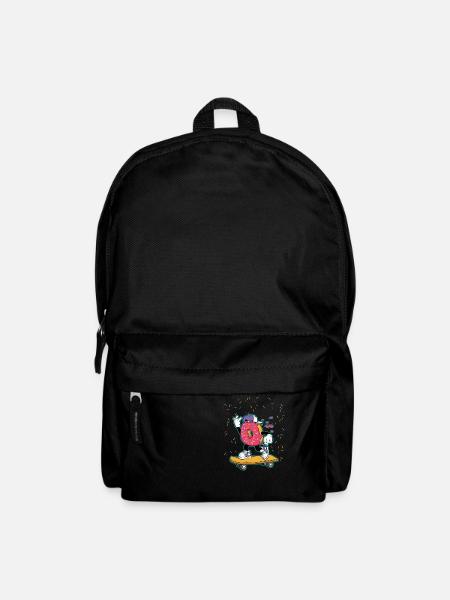 Donut Skateboard - cool skater - Backpack - black
