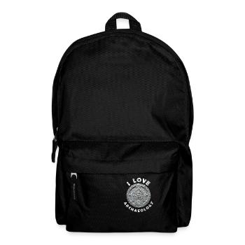 J'aime l'archéologie calendrier aztèque - Sac à dos - noir - Devant