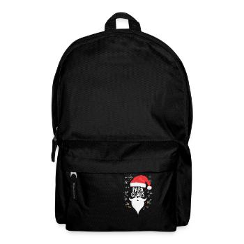 Papa Claus Lustiges Weihnachts-Geschenk Vater Fami - Rucksack - Schwarz - Vorne