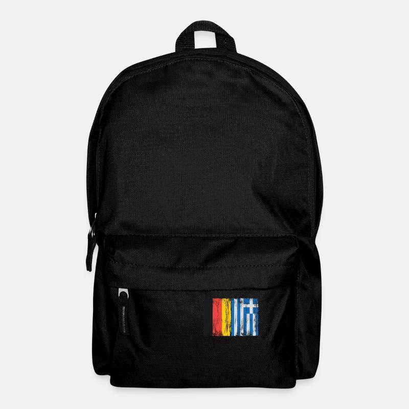 Deutschland Griechenland Geschenk 0752 - Rucksack - Schwarz