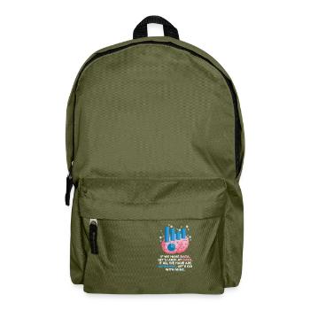 If All We Have Opinions Analyst Data Science - Backpack - olive green - Front