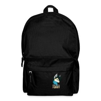 Stolzer Furry Haustierbesitzer oder Liebhaber Gesc - Rucksack - Schwarz - Vorne