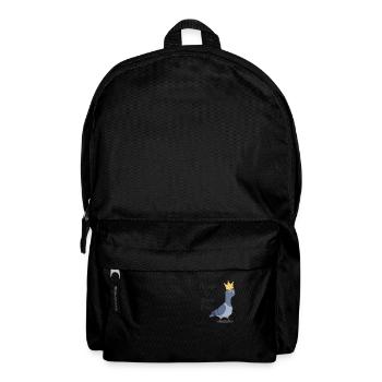 Cheeky dove saying "Allergic to stupid People" - Backpack - black - Front