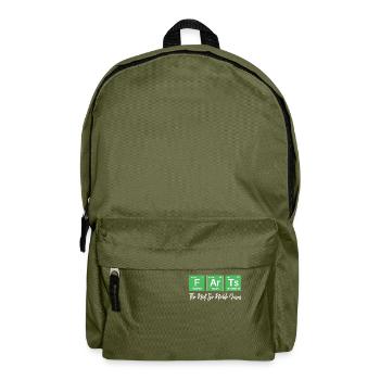 Farts The Not So Noble Gases Funny Chemistry - Backpack - olive green - Front