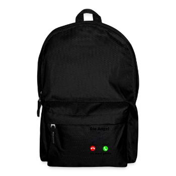 Angeln, Fischen, Fischer, Meer, Fisch, Geschenk - Rucksack - Schwarz - Vorne
