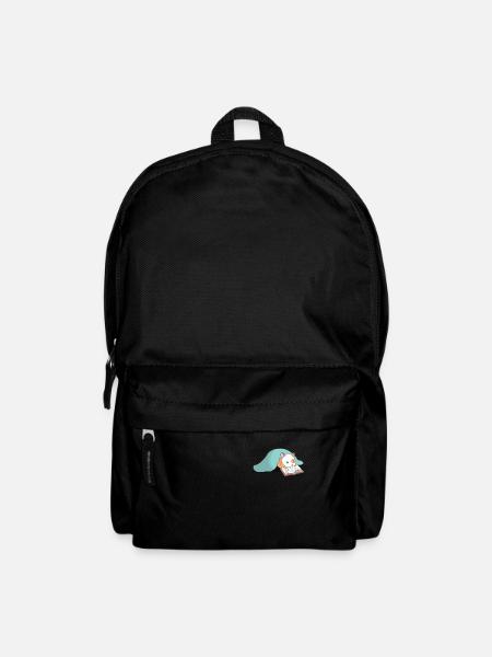 Niedlicher Hamster Leseratte Bücher - Rucksack - Schwarz