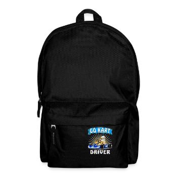 GO KART DRIVER - Rucksack - Schwarz - Vorne