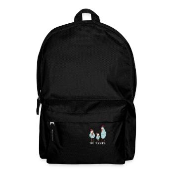 Trois french Hens Noël Chant de Noël - Sac à dos - noir - Devant