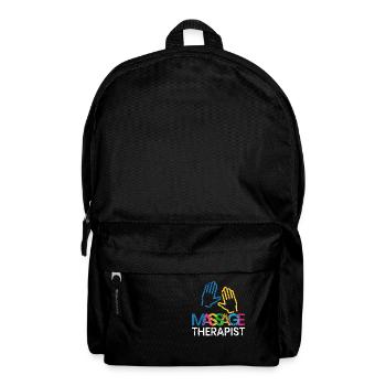 Massage - Rucksack - Schwarz - Vorne