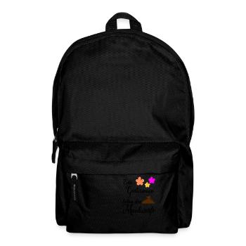 Maulwurf Maulwürfe Garten Geschenk - Rucksack - Schwarz - Vorne