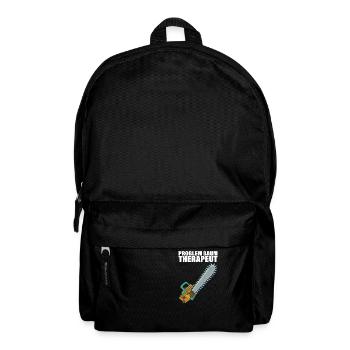 Waldarbeiter Holzarbeit Förster Fichten Geschenk - Rucksack - Schwarz - Vorne