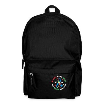 Awareness Autism Ribbon Puzzle - Backpack - black - Front
