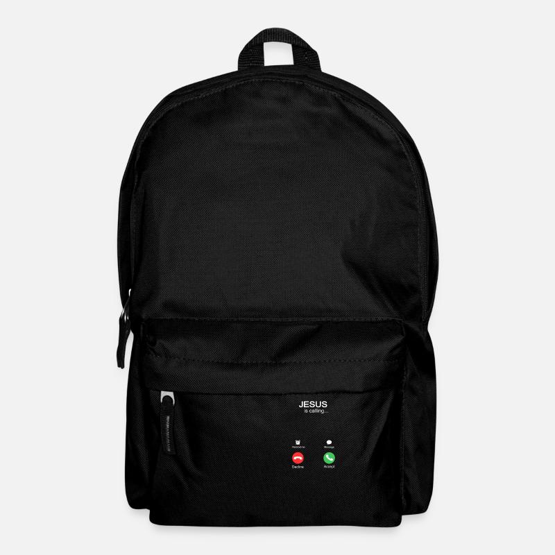 Jesus Is Calling and I must go - Rucksack - Schwarz
