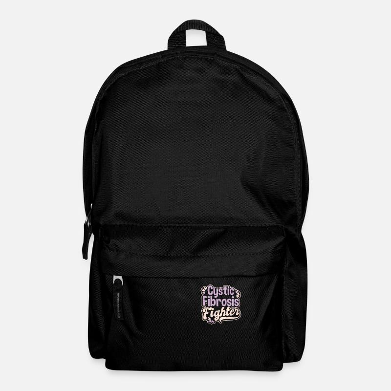 Cystic Fibrosis Fighter Gift - Backpack - black