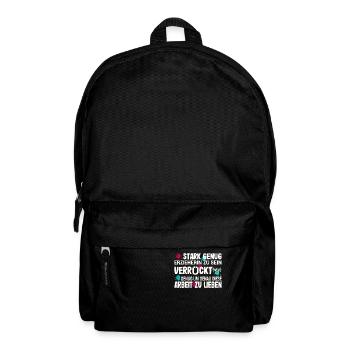 Erzieherin Kindergarten Kita Kindergärtnerin - Rucksack - Schwarz - Vorne