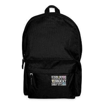 Erzieherin Kindergarten Kita Kindergärtnerin - Rucksack - Schwarz - Vorne
