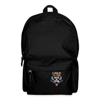 Pinball Retro Arcade Pinball Machine Flipper Gamer - Backpack - black - Front
