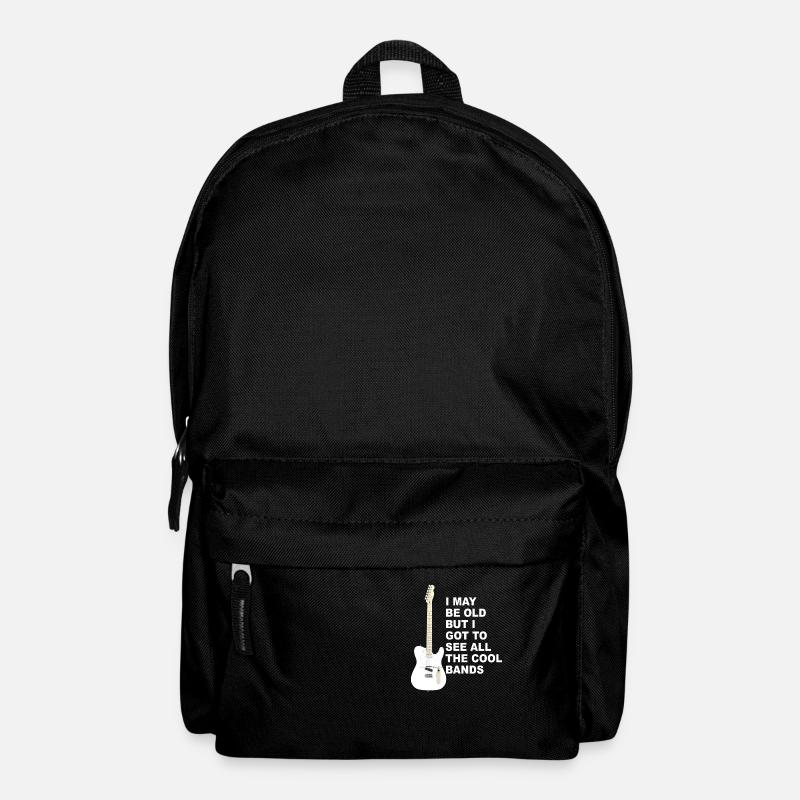 I May Be Old But I Got To See All The Cool Bands - Backpack - black