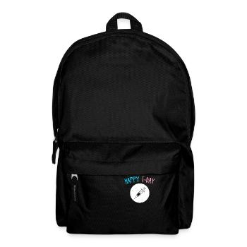Happy T Day Transgender Testosteron Geschenk Shirt - Rucksack - Schwarz - Vorne
