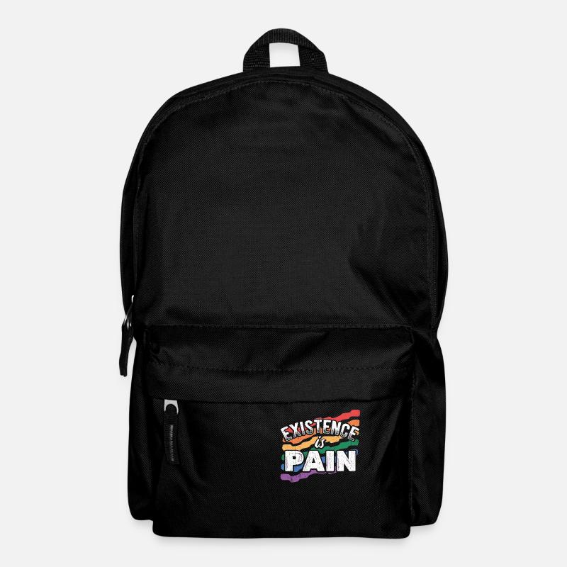 Pain existentialists buddhists life emptiness - Rucksack - Schwarz