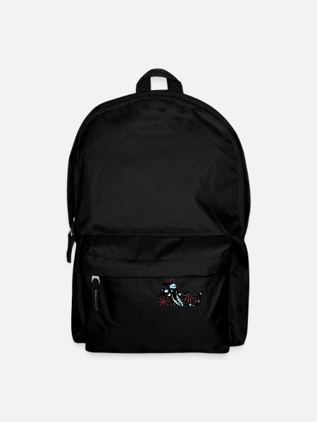 Flamenco Floral Word Only - Backpack - black