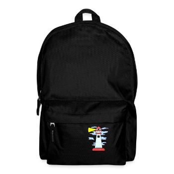 Leuchtturm - Rucksack - Schwarz - Vorne