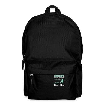 Reptile I Reptiles Gift for Gecko Owner - Backpack - black - Front