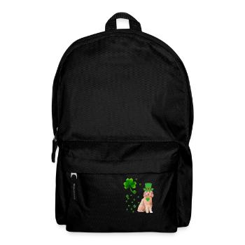 Goldendoodle Hund Saint Patricks Tag lustiges Geschenk für - Rucksack - Schwarz - Vorne