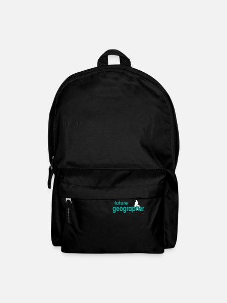 Future Geographer - Rucksack - Schwarz