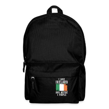 Irlande Drapeau Irlandais Irlandais Drôles de phrases - Sac à dos - noir - Devant