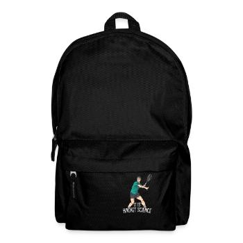 It Is Racket Science Lustiges Tennis für Tennis - Rucksack - Schwarz - Vorne