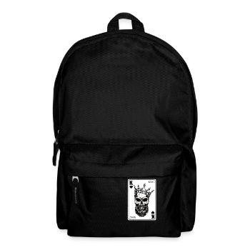 King And Queen Skull - 2/2 Card Hearts Flush - Sac à dos - noir - Devant