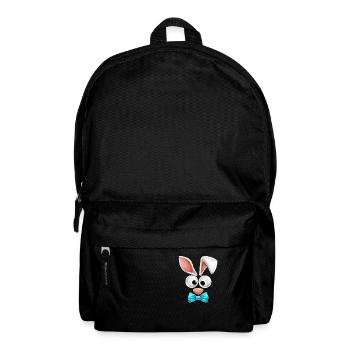 Pâques Joyeuses Pâques Œufs de Pâques Lapin Oreilles - Sac à dos - noir - Devant
