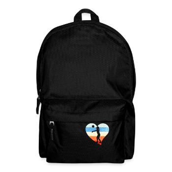 Volley joueur filles - Sac à dos - noir - Devant