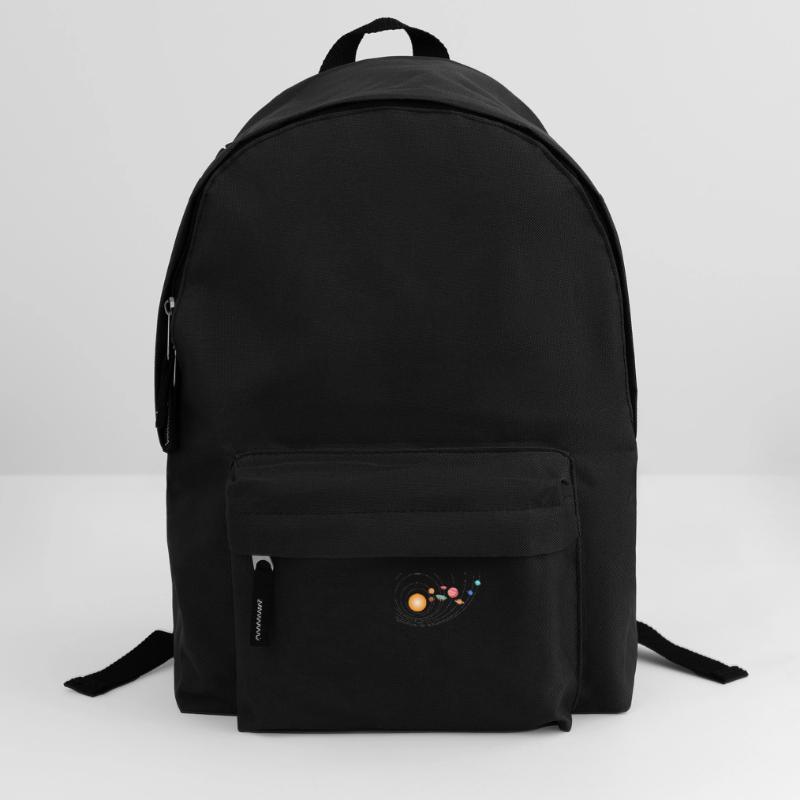Outer Space Funny Flat Earth Science Planets Backpack