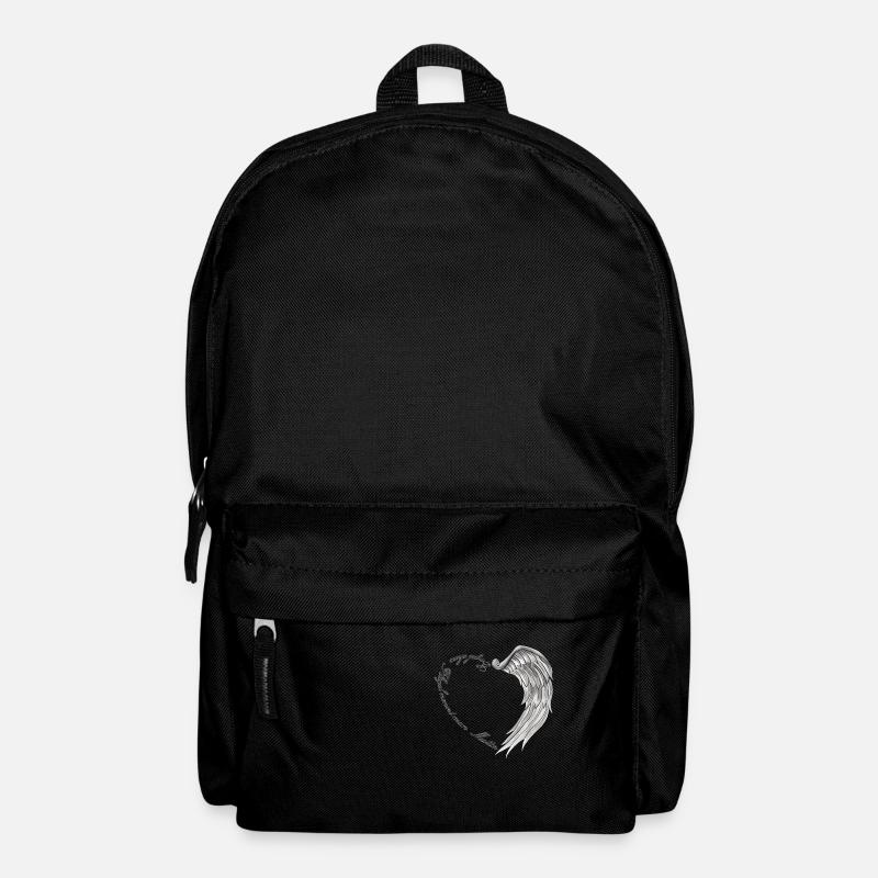Mütter sind Engel, Mama, Muttertag - Rucksack - Schwarz