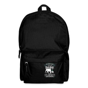 Erster Vatertag - Elefant Vatertagsgeschenk - Rucksack - Schwarz - Vorne