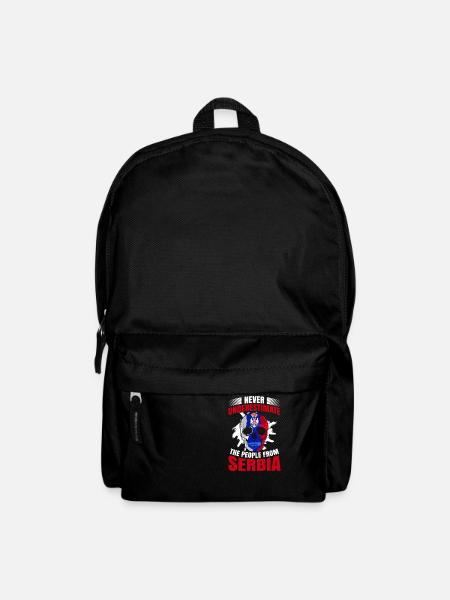 Serbien Tshirt Jugoslawien Belgrad Tito Geschenk - Rucksack - Schwarz
