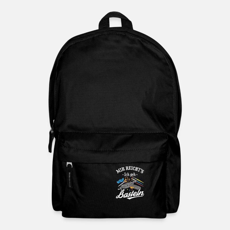 Mir Reicht's Ich Geh Basteln Hobby Lustiger Bastle - Rucksack - Schwarz