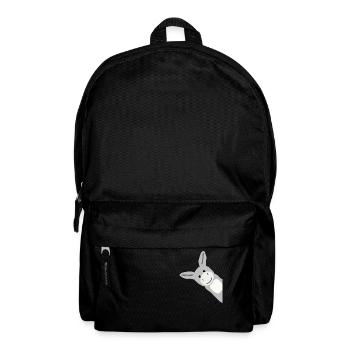 Droll grey donkey For donkey friends - Backpack - black - Front
