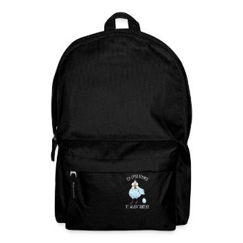 Ich liebe Hühner - Die kacken Frühstück - Rucksack - Schwarz - Vorne
