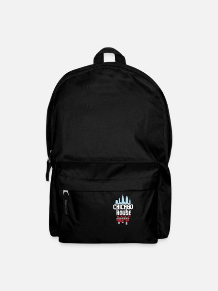 Chicago House Music Vintage DJ - Rucksack - Schwarz